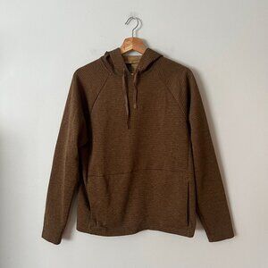 REI Co-op Brown Long Way Home Ribbed Hoodie Men's Size Small